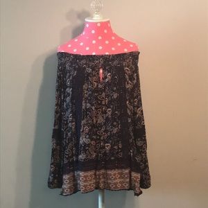 Off the Shoulder Floral Knox Rose Top